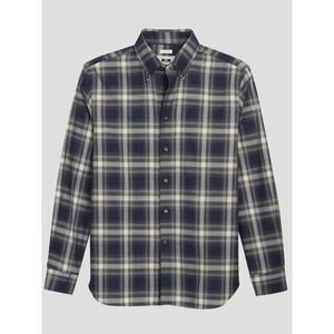 NWT Joseph Abbound Men Modern Fit XL Navy Plaid Button Up Office Shirt Fit $69